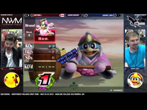 NWM Drop Zone - Captain L (Pikachu) Vs. CACAW| Big D (Dedede) (Losers R5) - Brawl