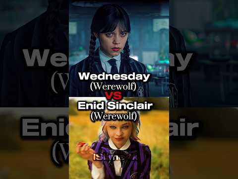Wednesday vs Enid Sinclair #wednesday #shorts