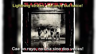 The Clash - Lightning Strikes (Not Once But Twice) [Subtítulos en Ingles y Español)