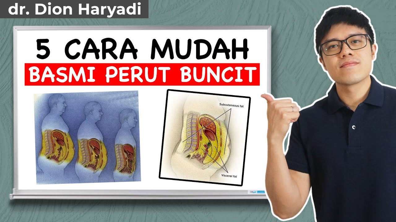 5 Cara Mudah Mengecilkan Perut Buncit | Sehat & Efektif (2020)