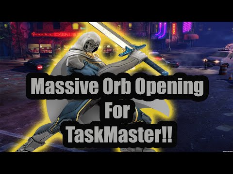 Massive Orb Opening for Taskmaster! SUPER LUCKY!