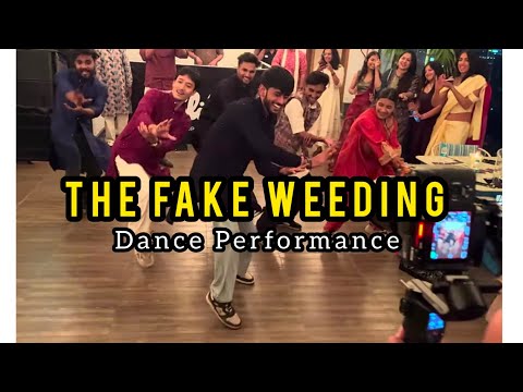 THE FAKE WEEDING DANCE PERFORMANCE | Bollywood Dance Video | Flash Mob | Fusion Family 