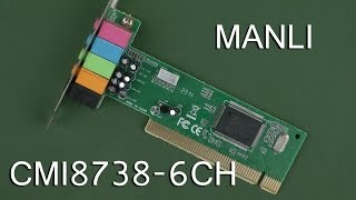 Manli M-CMI8738-6CH - відео 1