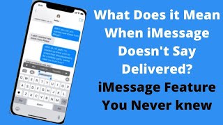 What Does it Mean When iMessage Doesn