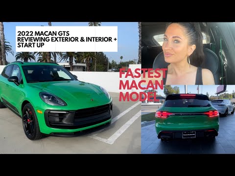 WALKAROUND + START-UP WITH THE NEW 2022 MACAN GTS. THE FASTEST MACAN FOR 2022, 434HP!!!