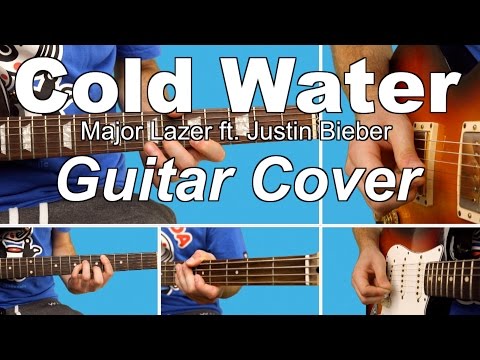 Cold Water - Major Lazer Justin Bieber & MØ | Guitar Cover | Tutorial | Lesson + Free Tab