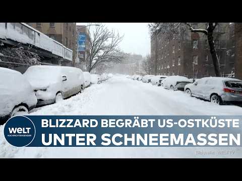Video Thumbnail: USA: Blizzard legt die Ostküste lahm – Sturm von historischem Ausmaß!