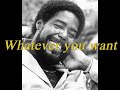 Barry White - Never, never gonna give you up (lyrics on screen)