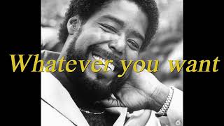 Barry White - Never, never gonna give you up (lyrics on screen)