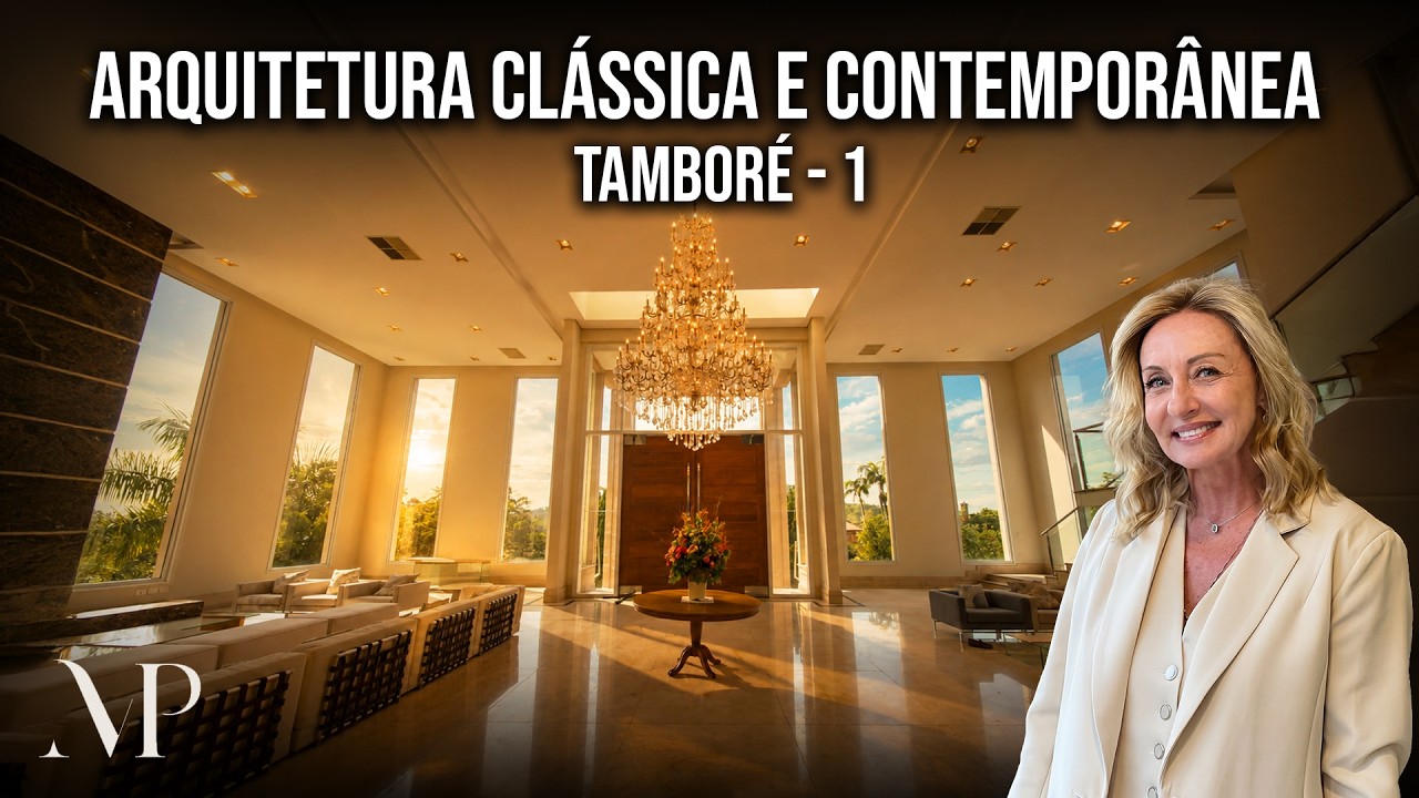 Casa de Luxo à Venda no Tamboré 1 com 5 Suítes, Pista de Boliche e 2.198 m² de Terreno