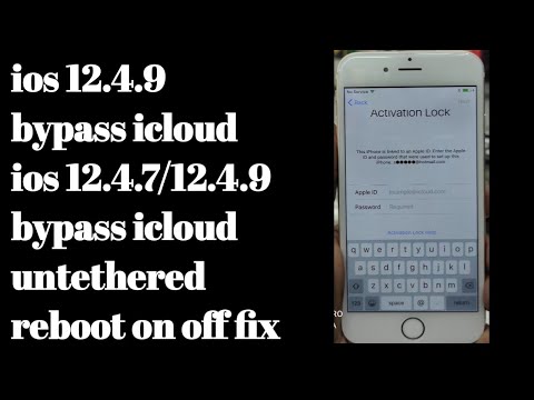 iphone 6 ios 12.4.9 bypass fix reboot on 📴