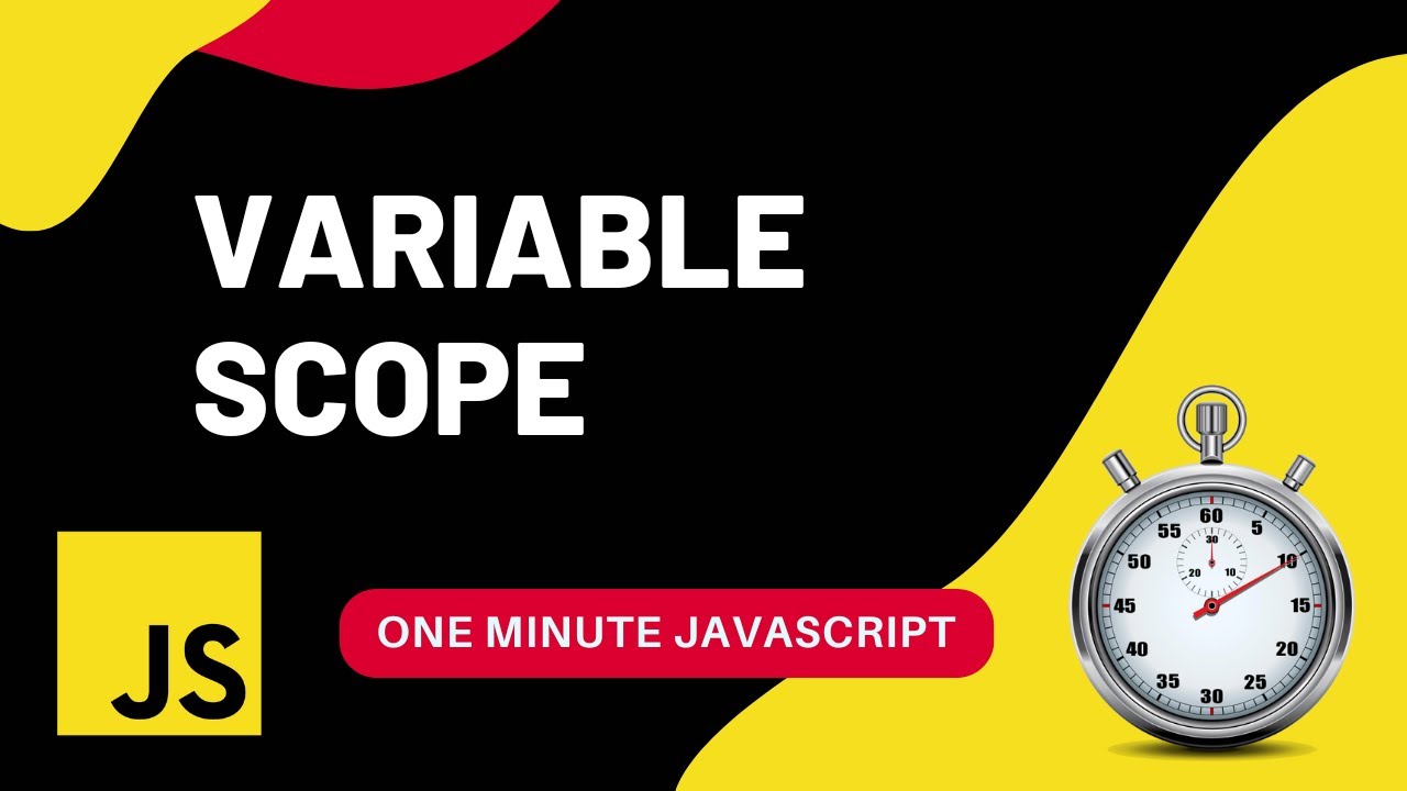 Variable Scope | Javascript | One Minute Javascript | 1 Min JS | Quick JS