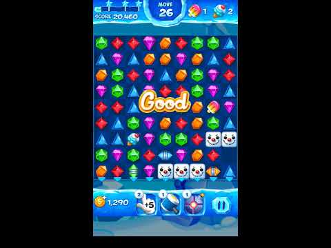 Jewel Pop Mania:Match 3 Puzzle Level 66 ( Jewel Ice Episode ) - Walkthrough ( No Booster )