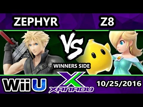 S@X 173 - Zephyr (Cloud) Vs. Z8 (Rosalina) - SSB4 Tournament - Smash for Wii U - Smash 4