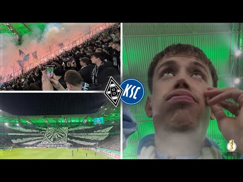 Pyro, choreography, and cup fight 🧨🏆 | Gladbach vs. Karlsruher SC | Stadium vlog | SechserMo