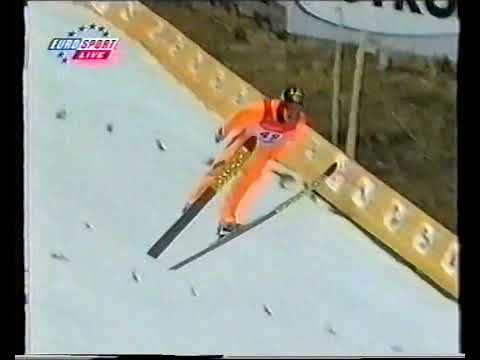 Martin Schmitt - 219.0 m - Planica 1999 (50 fps)