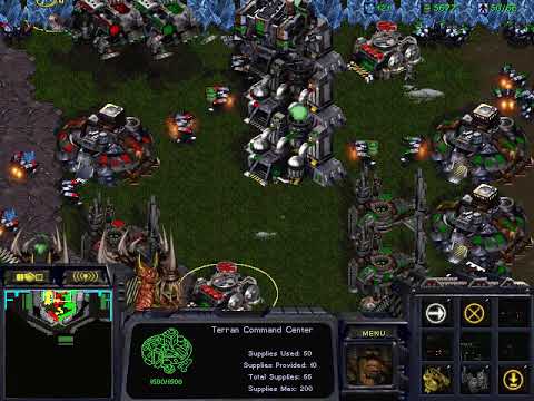 Starcraft 1.16.1 Green Hunters 5vs3 #11 con Josh y Every