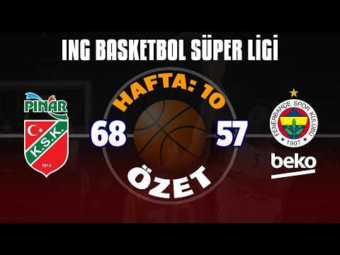 Pınar Karşıyaka-Fenerbahçe Beko özet görüntüler