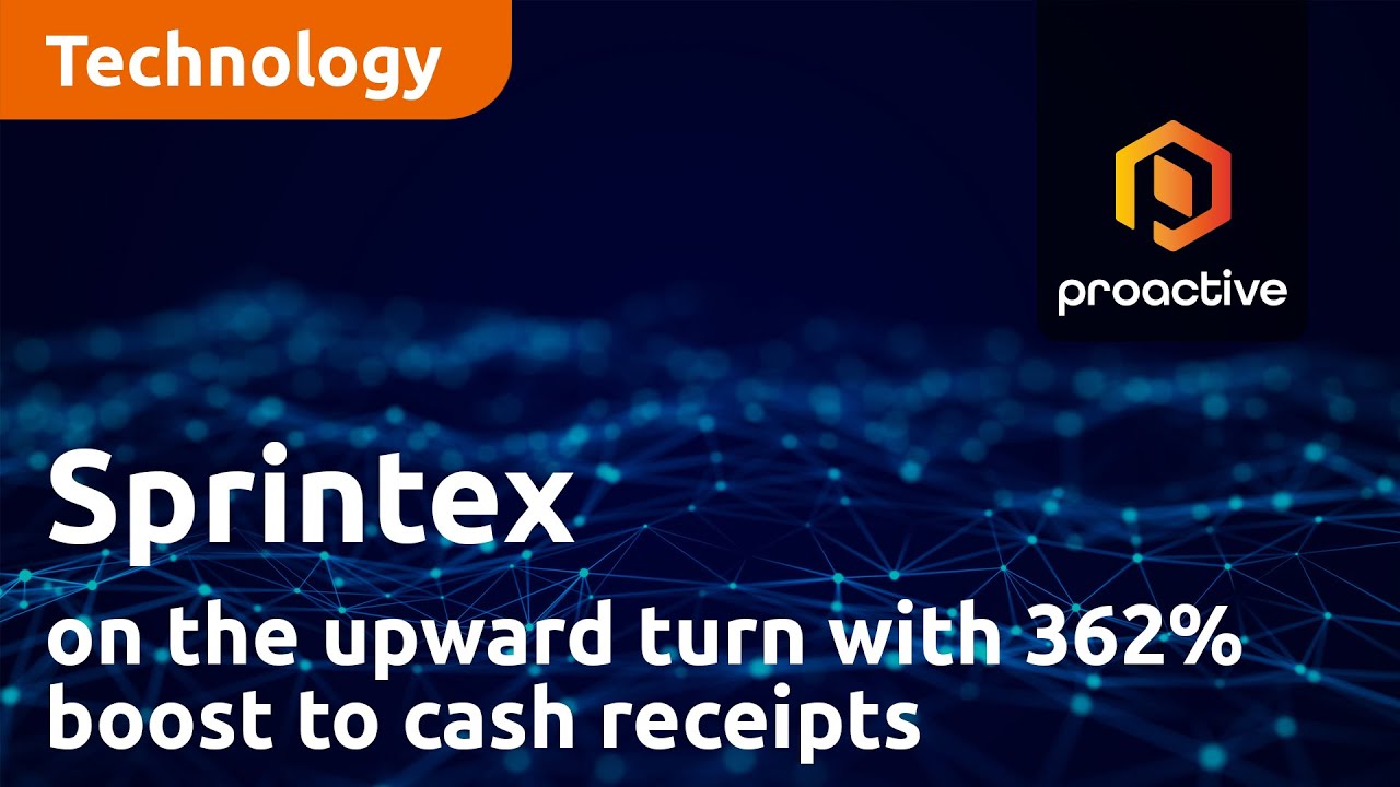 Sprintex on the upward turn with 362% boost to cash receipts