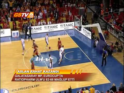 Galatasaray Medical Park 82-66 Ratiopharm Ulm (Maç Özeti ve Röportajlar)