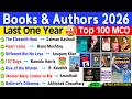 Books And Authors 2026 Current Affairs Books And Authors 2026 Important Books 2026 Ssc Railway