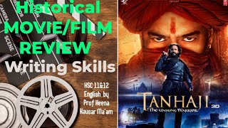 Film Review of 'Tanhaji: The Unsung Warrior' Class 11 &12 English | Important Writing Skill
