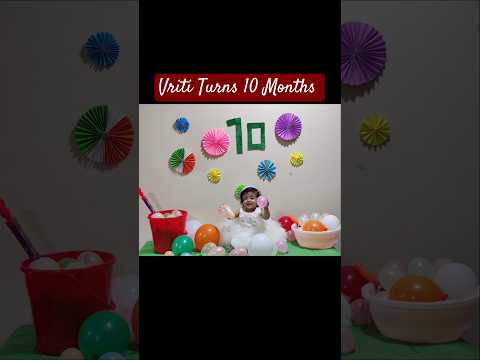 Vriti’s First Holi Look 🌈 | 10 Months Baby Girl Holi Photoshoot Ideas #shorts #holi #shortsfeed