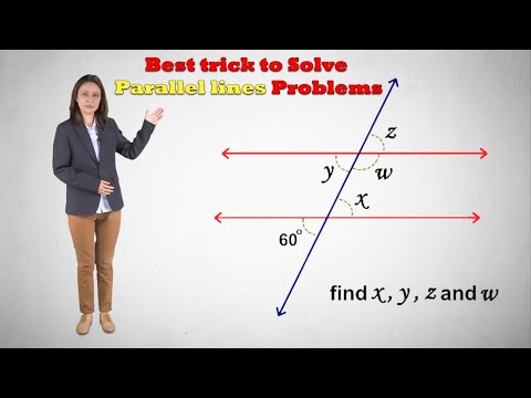 Trick to solve parallel  and transversal lines  | Alternate, Corresponding and Allied #angles