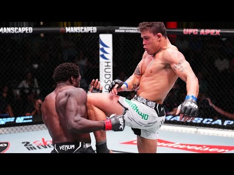 Caio Borrahlo vs Jared Cannonier FULL FIGHT HIGHLIGHTS | UFC Fight Night