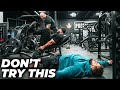 That hurt. - LEG WORKOUT WITH REGAN GRIMES AND BIG MIKE!