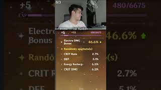 Is This Artifact BROKEN for Raiden Shogun? #shorts