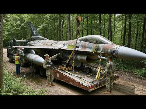 Abandoned F-16 Fighter Jet | 50 Years Lost in the Forest | Restoration F16
