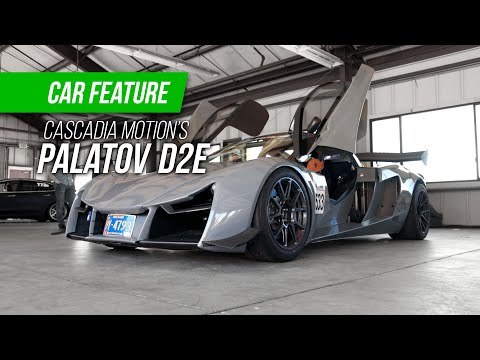 1360hp Palatov D2E EV Racer Shocks at High Voltage Experience