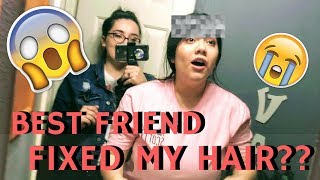I LET HER CUT MY BANGS?!? *NOT CLICKBAIT*