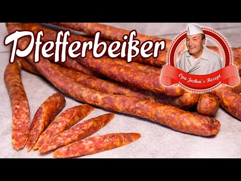 Pfefferbeißer selber machen - Wurst selber machen - Opa Jochen´s Rezept