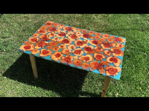 Epoksi Orta Sehpa Yapımı / Epoxy coffee table construction