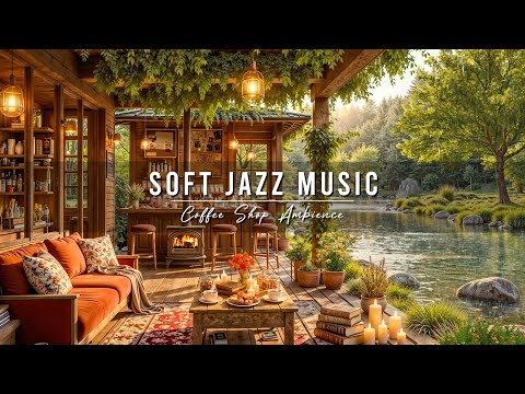 Rainy Jazz Cafe Music ☕ Cozy Coffee Shop Ambience with Soft Jazz Background Music for Relaxing