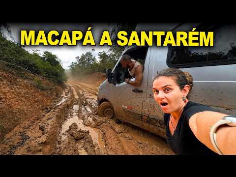 A DIFÍCIL estrada pela FLORESTA AMAZÔNICA | Macapá (AP) até Santarém (PA)