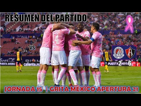 ATL. SAN LUIS vs ATLAS (2-6) Gran Victoria | Resumen y goles Jornada 15 Torneo Apertura 2021 Liga MX