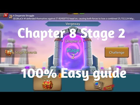 Lords mobile Vergeway chapter 8 Stage 2 easiest guide