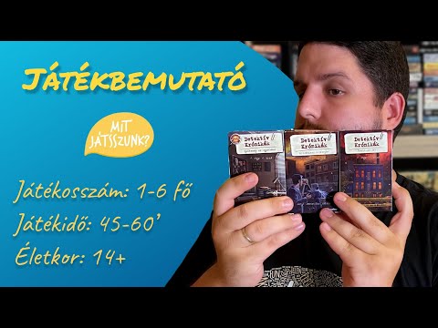 Detektív Krónikák Játékbemutató - Mit Játsszunk?