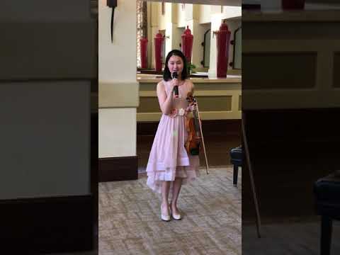 Benefit Concert on 7/10/2021 Enescu Ballade: Louisa Ma(Violin)