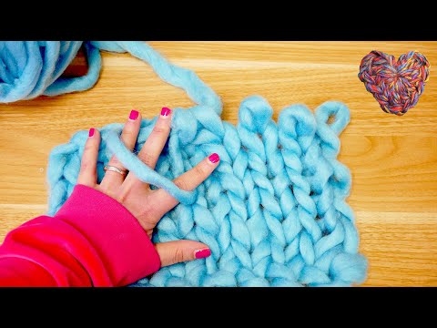 Stricken | Decke Stricken ohne Nadeln!? Hand Stricken im Test