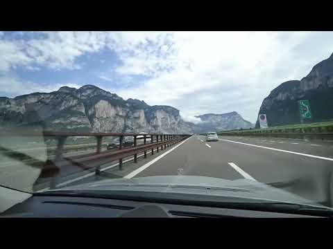 ITALY Highway A22 Garda Lake - Brenner  TIME-LAPSE