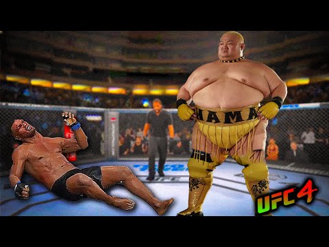 Mike Tyson vs. Hama Ryota | Japanese sumo (EA sports UFC 4)