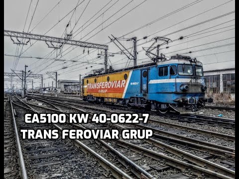 🚝 🚃🚃🚃 Marfar TFG cu EA5100 KW 40-0622-7 la un un tren cu EACS-uri TFG