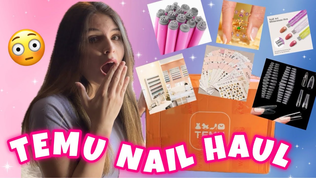 TEMU Nail Supply Haul 💅 Viral Nail Products You NEED to See!