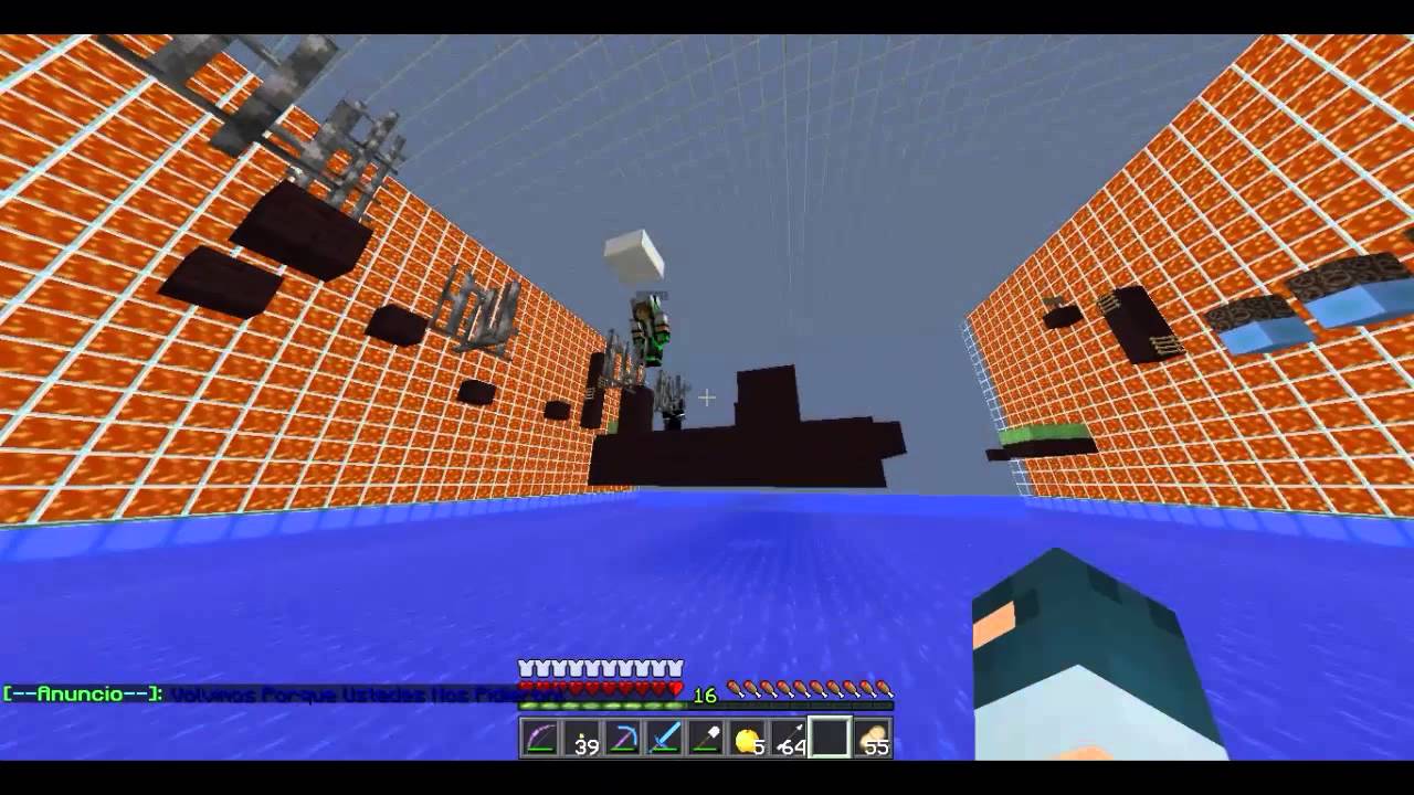 USUARIOS EN POKERCRAFT ROMPIENDO LAS REGLAS TPA EN PARKOUR!