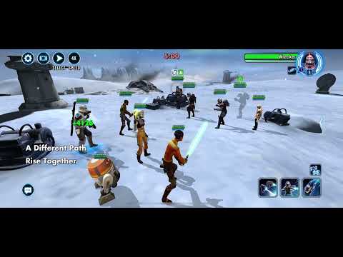 Phoenix with 3 Star Captain Rex - SWGOH Conquest for Malicos (with disks)