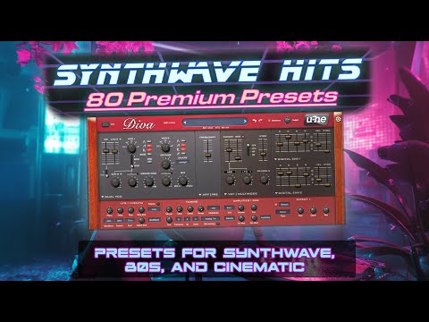 U-He DIVA: Best Presets for Synthwave, 80s, Cinematic [Individual Sounds Demonstration]